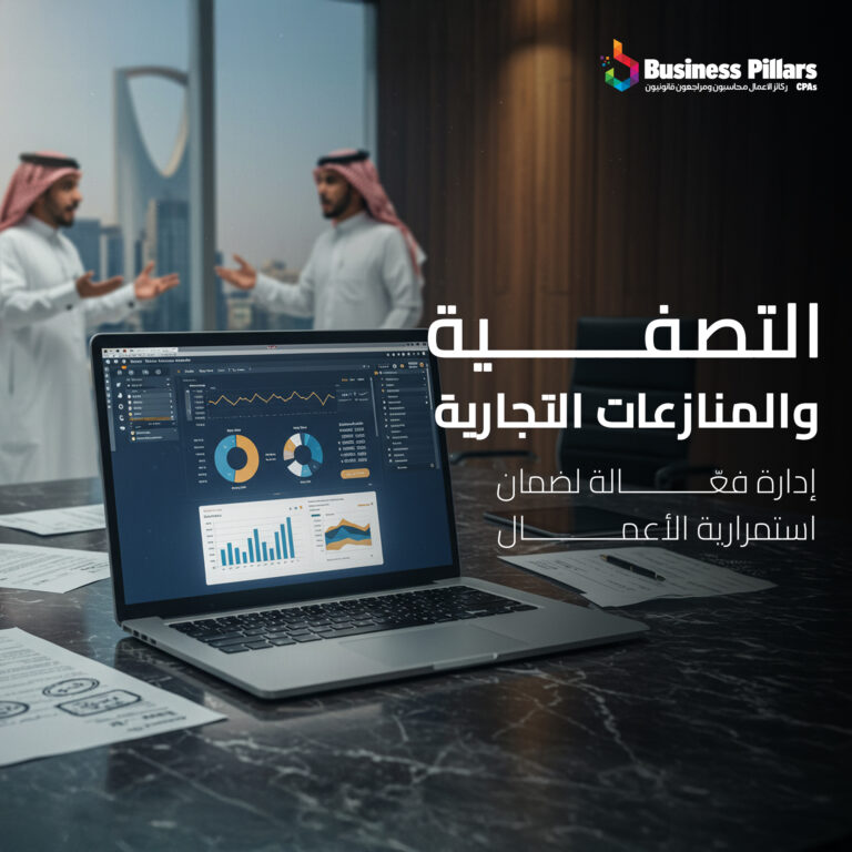 التصفية والمنازعات التجارية